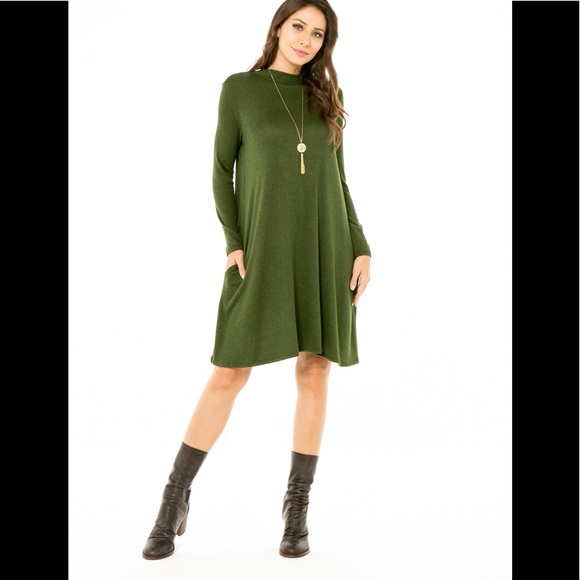 NWT Longsleeves Body Loose Dress MADE IN USA - Picture 2 of 4